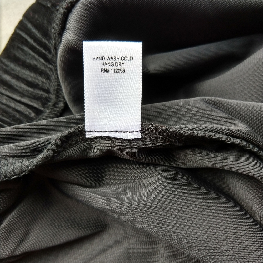 Black Velvet Wide Leg Pants Plus Size 2X - Picture 12 of 14